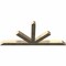 Ekena Millwork Saratoga Rough Sawn Timber Gable Bracket, Douglas Fir, 108"W x 49"H x 6"D x 6"F, 11/12 Pitch GBW108X49X0606SAR00RDF - alternate 5